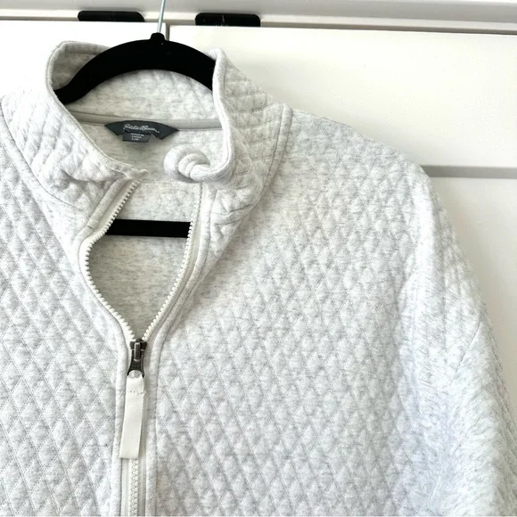 Eddie Bauer Quilted Half-Zip Pullover - Picture 2 of 5